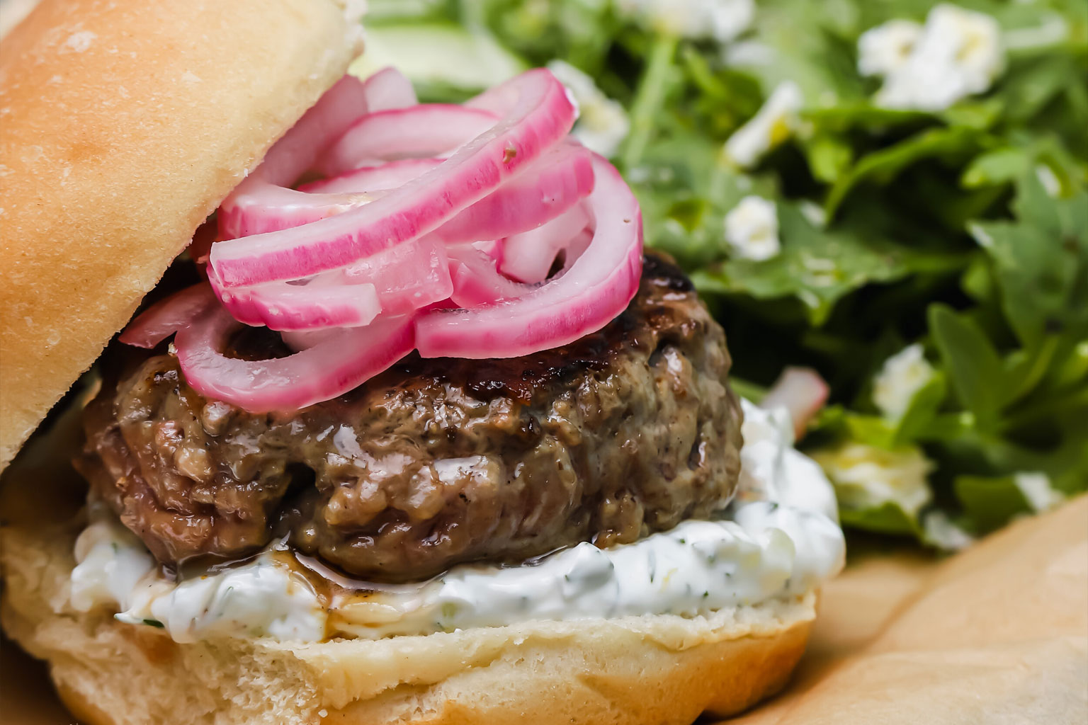 American Lamb Burger